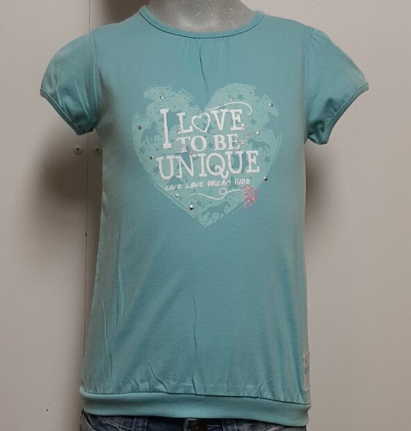 Blue Seven T-Shirt Meisjes Aqua, maat 98