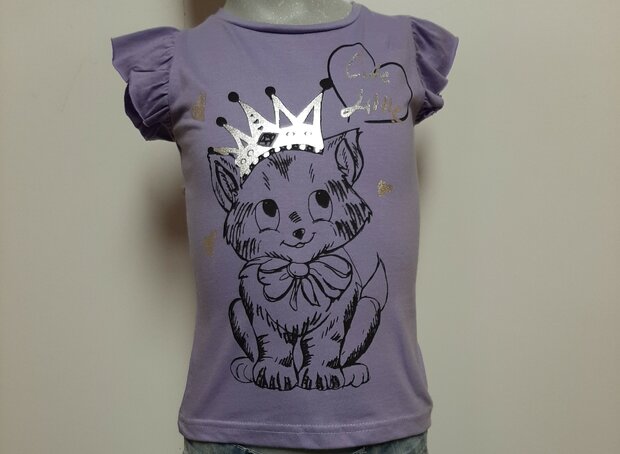 Blue Seven T-Shirt Meisjes Lila