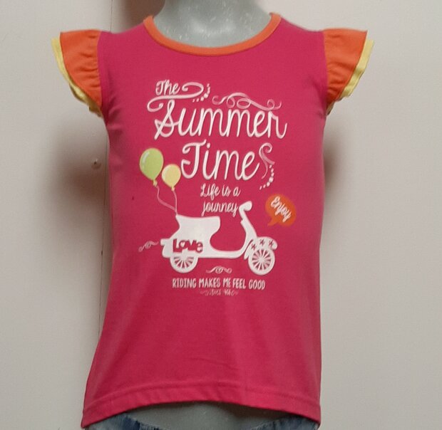 Blue Seven T-Shirt Meisjes Pink, maat 98