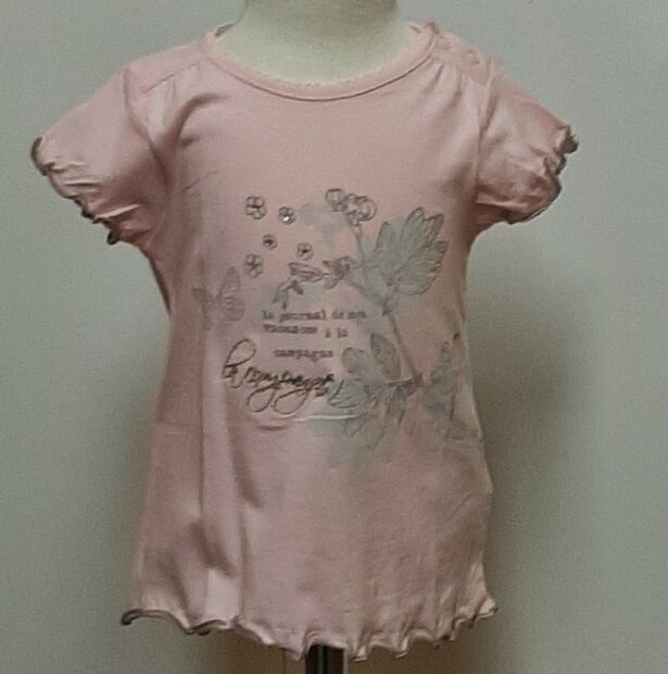 BLUE SEVEN Tshirt Roze, maat 68