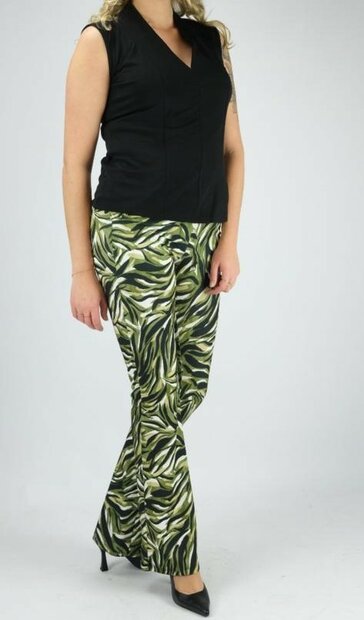 IZ NAIZ Flair Pants Dames Groen