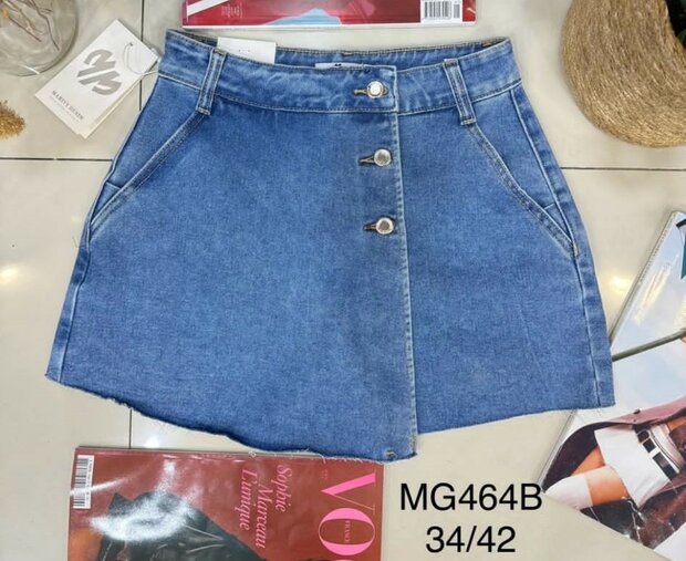 Broek Rok dames Blauw