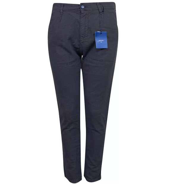 Linnen Broek Heren DONKERBLAUW