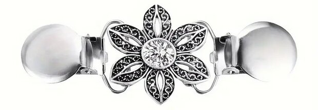 Metalen Sjaalklem BLOEM