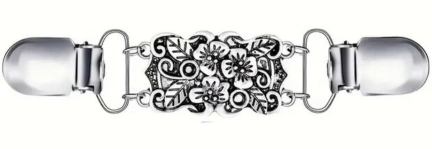 Metalen Sjaalklem BLADEREN