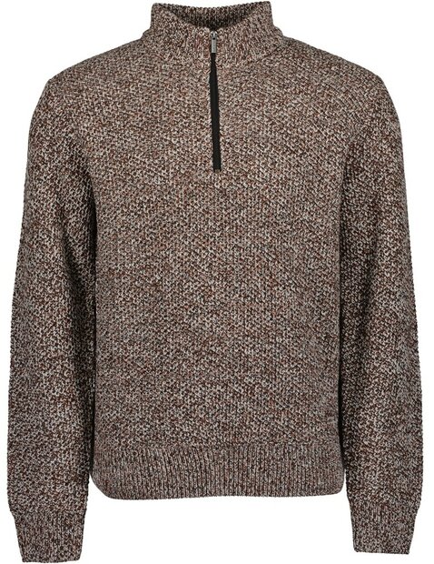 BLUE SEVEN Heren Pullover Rood / Bruin