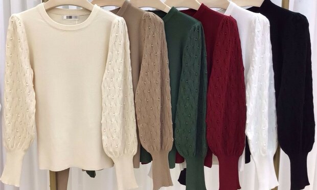 Pullover Dames Taupe