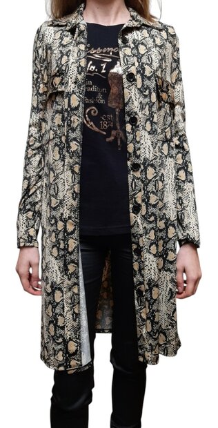 IZ NAIZ Lange blouse of colbert Slang, maat M