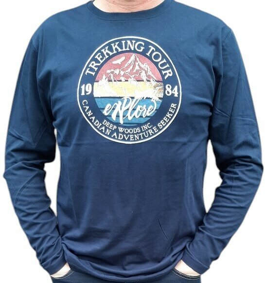 BLUE SEVEN Heren Shirt Donkerblauw