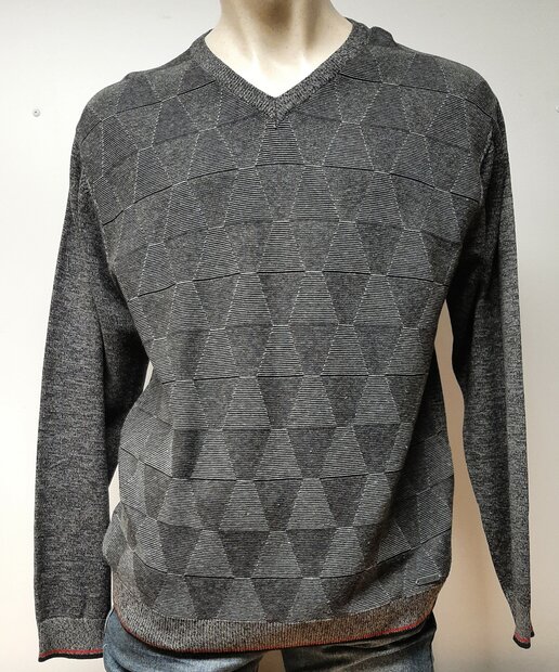 BLUE SEVEN Pullover Heren Antraciet