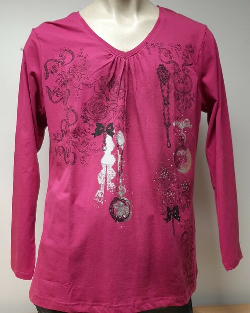 BLUE SEVEN Shirt Pink, maat 48
