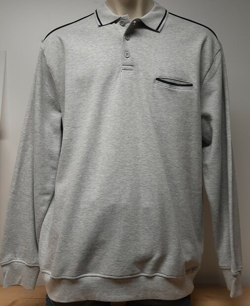 Blue Seven Poloshirt Heren Grijs