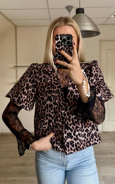 Colbert met PANTER print, ONE SIZE