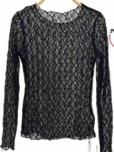 Shirt / Top Kant Zwart