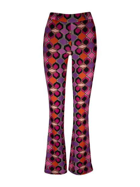 IZ NAIZ Flared Broek Retro Style