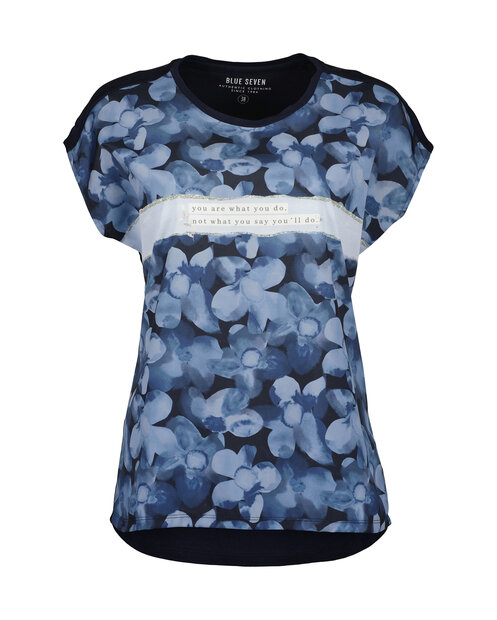 BLUE SEVEN Tshirt DONKERBLAUW