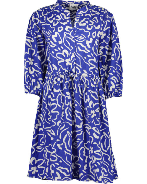 BLUE SEVEN Jurk Blauw / Wit