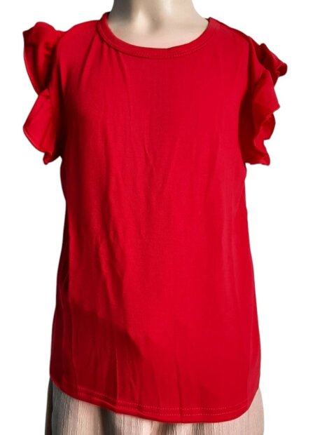 Tshirt Meisjes Rood