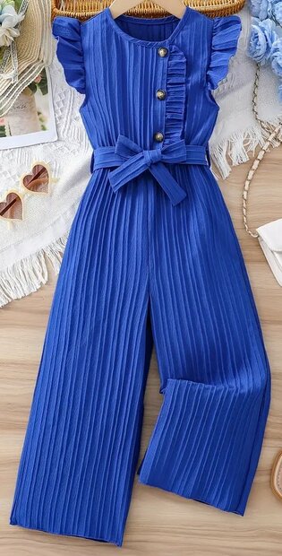 Jumpsuit Meisjes KOBALT 