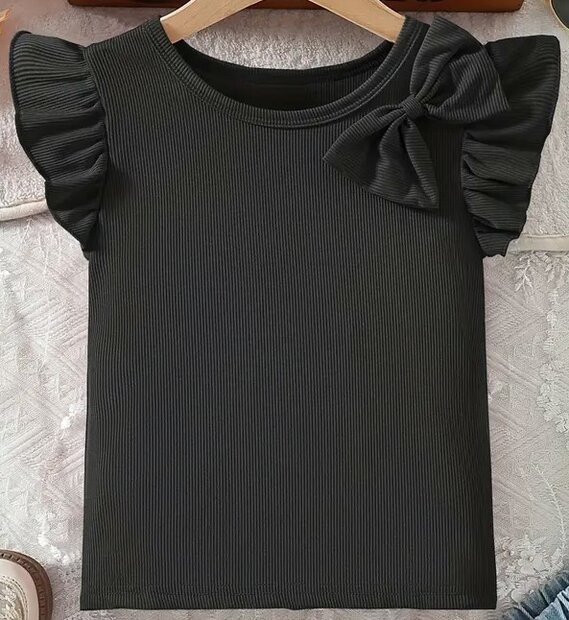 Tshirt Meisjes ZWART