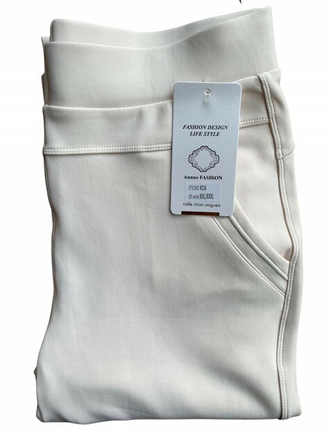 Capri Treggings Angelia Gebroken ECRU