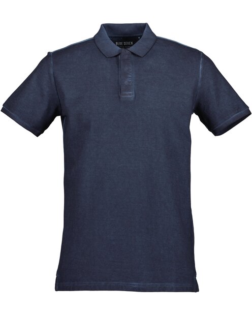 BLUE SEVEN Polo Tshirt Donkerblauw