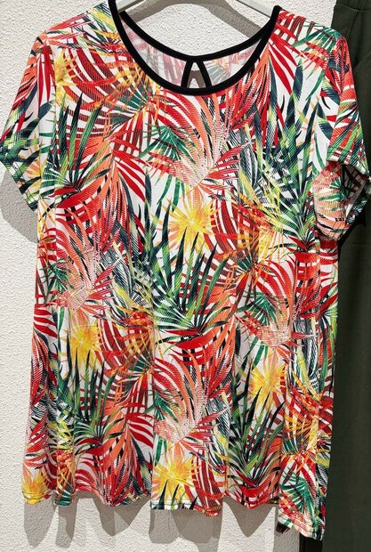 Tshirt Dames ROOD, ONE SIZE