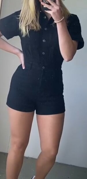 Jumpsuit Dames ZWART