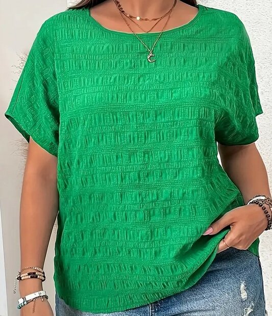Tshirt Dames Groen, maat 4XL