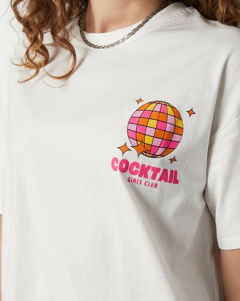 Tshirt COCKTAIL Wit