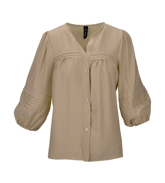 IZ NAIZ Blouse SAND