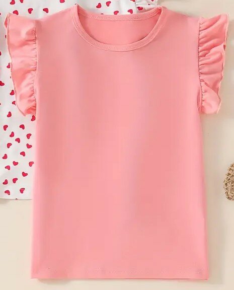 Tshirt meisjes Licht Roze 
