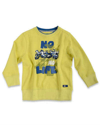 Blue Seven Sweater Jongens Citroengeel Maat 98