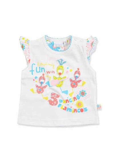 Blue Seven T-Shirt Baby Wit 1