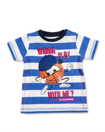 Blue Seven T-Shirt Baby Jongens Wit 92974, maat 74