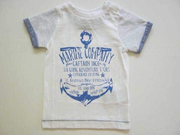 Blue Seven T-Shirt Baby Wit 12
