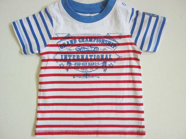 Blue Seven T-Shirt Baby Jongens Wit, maat 74