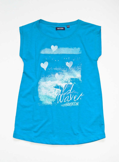 Blue Seven T-Shirt Meisjes Blauw maat 152