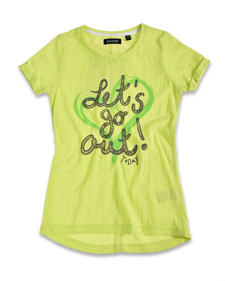 Blue Seven T-Shirt Meisjes Lime 