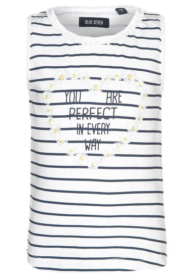 Blue Seven T-Shirt Meisjes Wit 