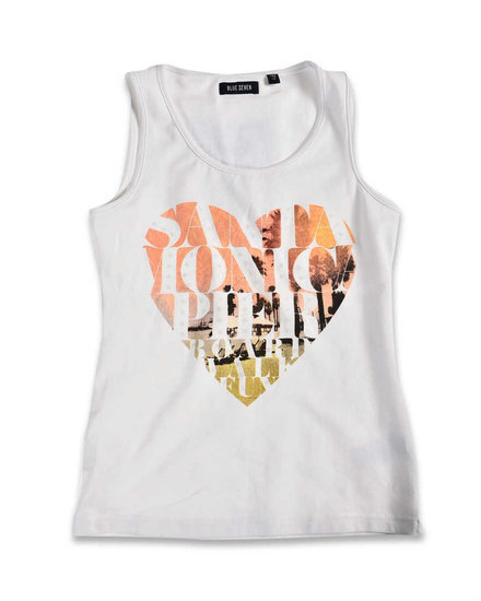 Blue Seven T-Shirt Meisjes Wit