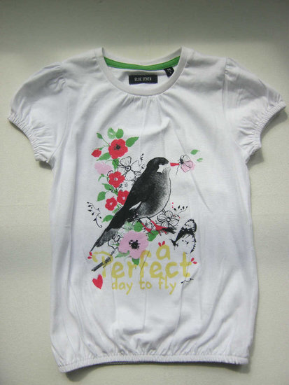 Blue Seven T-Shirt Meisjes Wit, maat 98