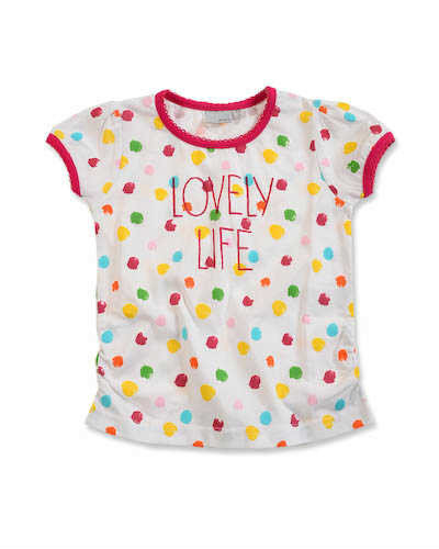 Blue Seven T-Shirt Meisjes Wit, maat 98