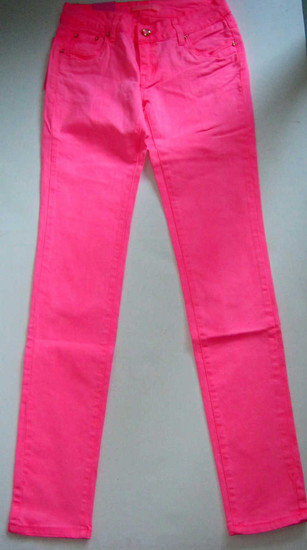 Fluor Skinny Pink L6039-4, maat 38