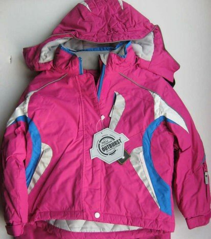 Outburst Winterjas Pink, maat 104
