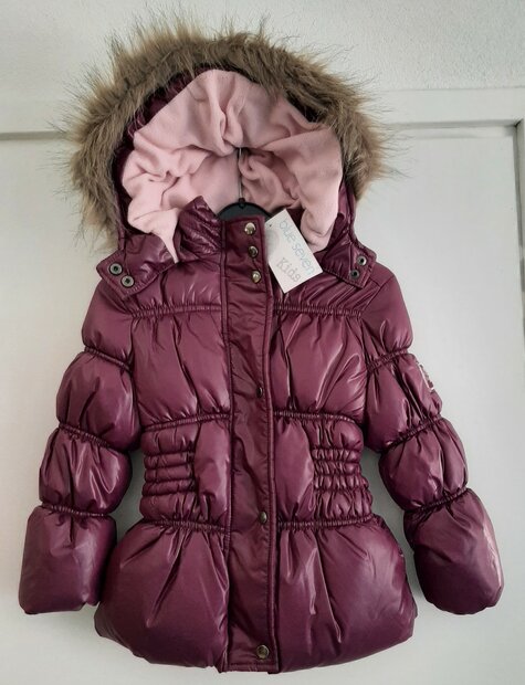 Blue Seven Winterjas Paars, maat 98