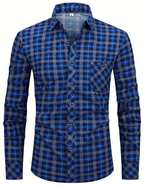 Overhemd / blouse Heren Blauw