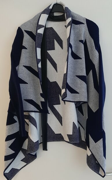 Vest Dames Donkerblauw / Grijs, maat One Size