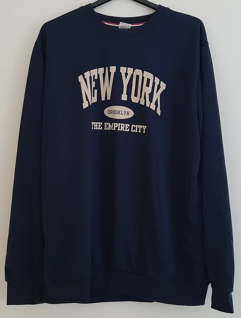 Sweater of Trui Donkerblauw, maat XL