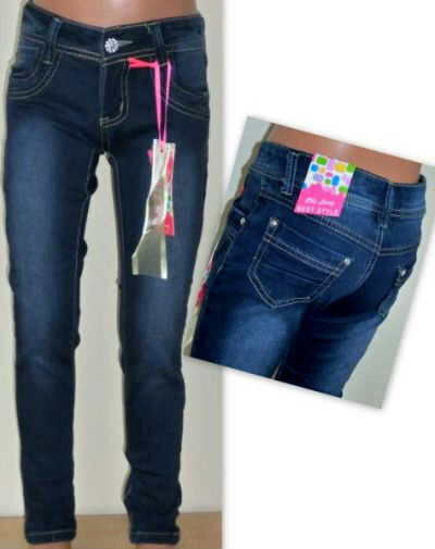 ChiLong Jeans Meisjes Grijs Maat 170/176